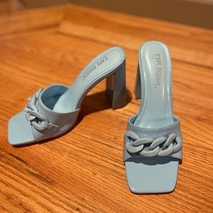 Brand new baby blue sandals